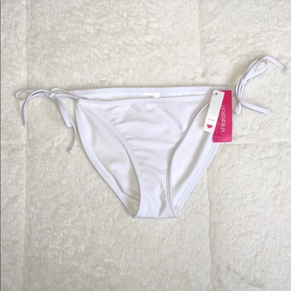 🥳White Xhilaration Swimsuit Tie Bottoms